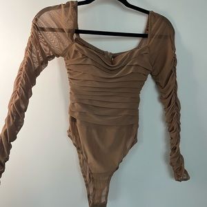 Princess Polly Ruched Delaney Bodysuit | never worn still has tags | size US4